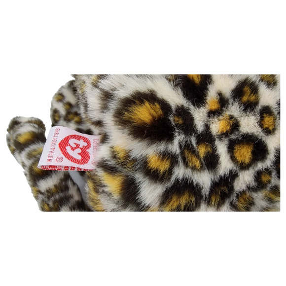 Ty Spotted Leopard 2000 12" Sneaky Beanie Baby 2021 14" Pink Lainey Squish A Boo - Picture 15 of 16